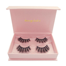 natural wispy 3d real mink eyelashes private label mink eyelashes 2 pairs box mink eyelashes wholesale